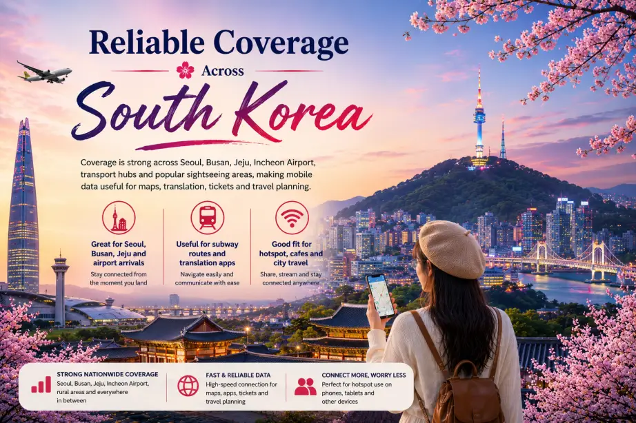 Reliable Coverage Across South Korea