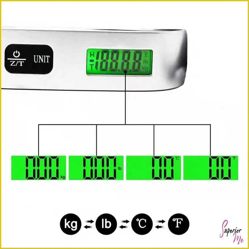 Portable Digital Luggage Scale for Travel Bags and Suitcases