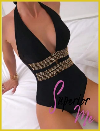 Sexy Cross-Back One Piece Swimsuit for Women – Push Up Monokini Bathing Suit