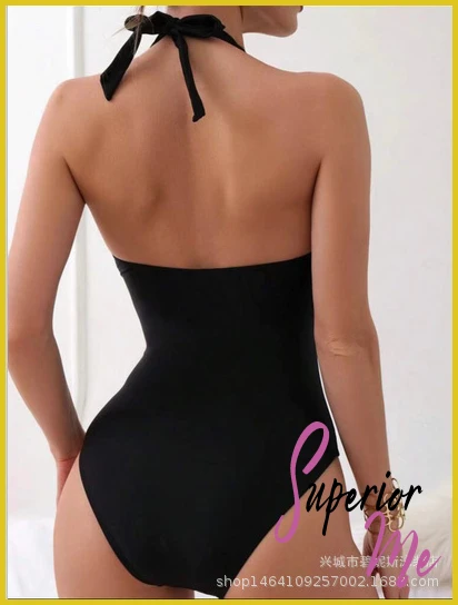 Sexy Cross-Back One Piece Swimsuit for Women – Push Up Monokini Bathing Suit