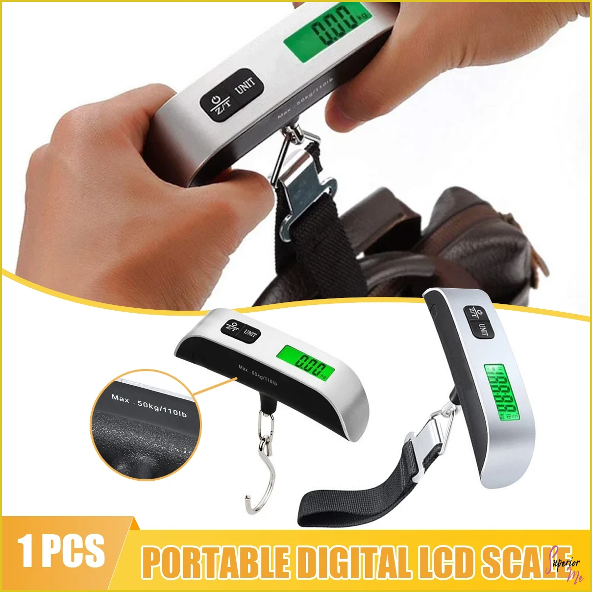 Portable Digital Luggage Scale for Travel Bags and Suitcases